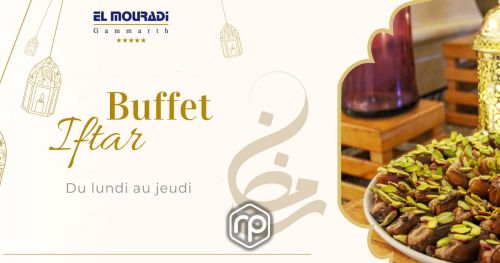 Iftar en Buffet à l'hôtel El Mouradi Gammarth - Ramadan 2023