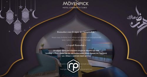 Ramadan stay with Iftar at the Mövenpick Hotel Gammarth - Ramadan 2023