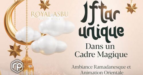 Hearty iftar buffet at the Royal ASBU hotel - Ramadan 2023
