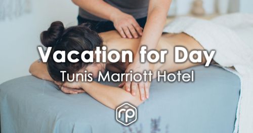 إجازة ليوم "التدليك والحمام" في فندق تونس ماريوت سبا