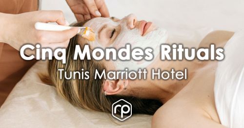 "Cinq Mondes Rituals" والحمام و سبا فندق ماريوت تونس