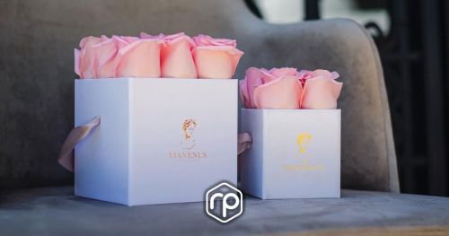 Flower Box "Sensibilité Roses Poudrées" by VIA VENUS