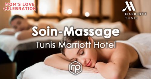 علاج مساج عيد الأم في سبا فندق ماريوت تونس