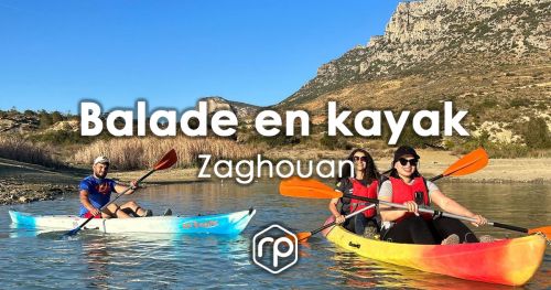 Balade en kayak à Zaghouan