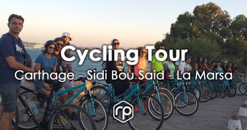 Group Cycling Tour Carthage - Sidi Bou Said - La Marsa
