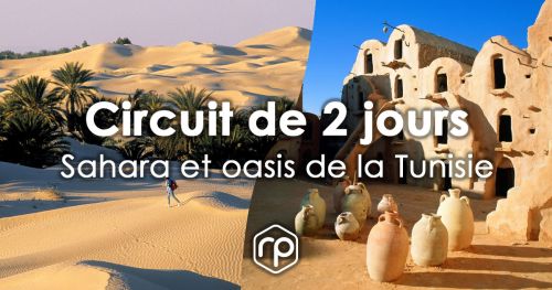 Circuit de 2 jours au Sahara et oasis de la Tunisie
