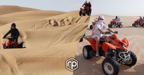 Half-day quad bike ride in the Sahara Desert