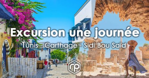 رحلة نهارية إلى قرطاج سيدي بوسعيد من تونس أو الحمامات