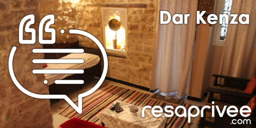 Testimonials on stays at Dar Kenza in the heart of the Medina of Tunis