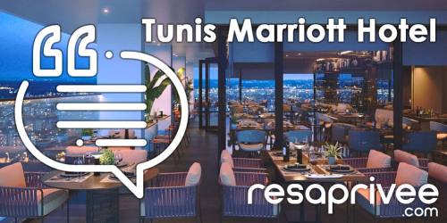 Testimonials about stays at the Tunis Marriott Hotel.
