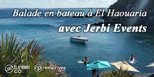 Explore the wonders of El Haouaria with Jerbi Events: Boat trip