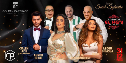 Celebrate New Year’s Eve 2025 at Golden Carthage Tunis